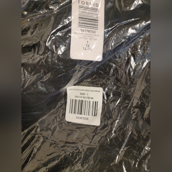 Torrid cupro dress B3 - Picture 5 of 5